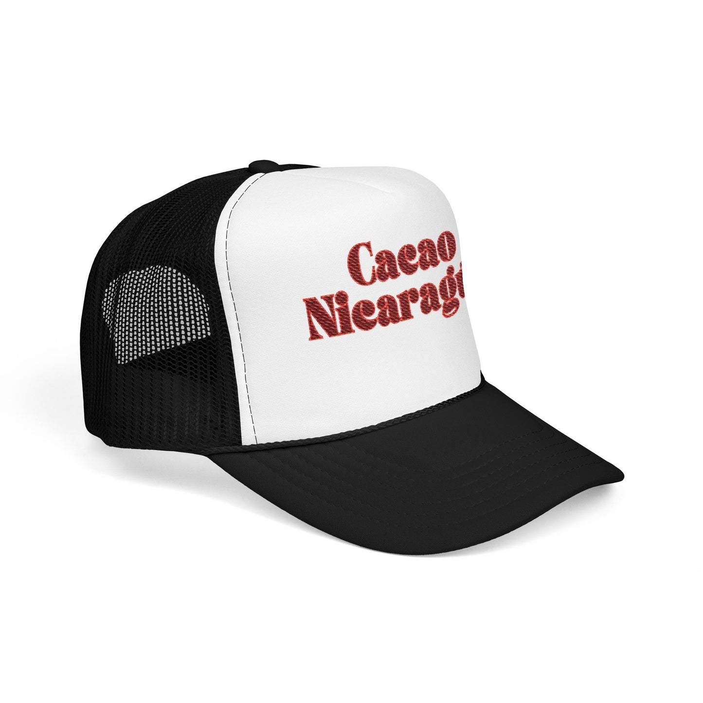 Cacao Nicaragua Embroidered Foam Trucker Hat