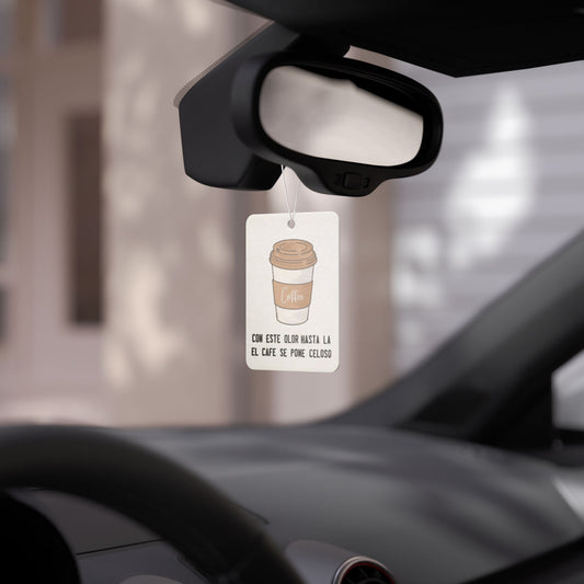 Hasta El Cafe Car Air Freshener