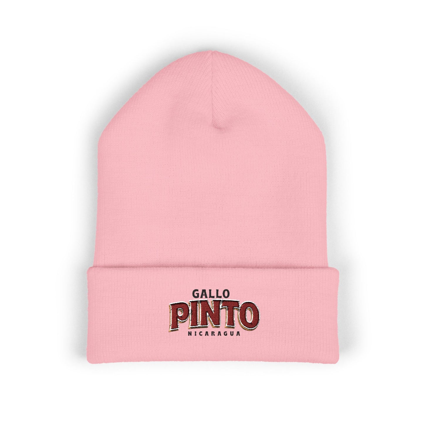 Gallo Pinto Embroidered Cuffed Beanie