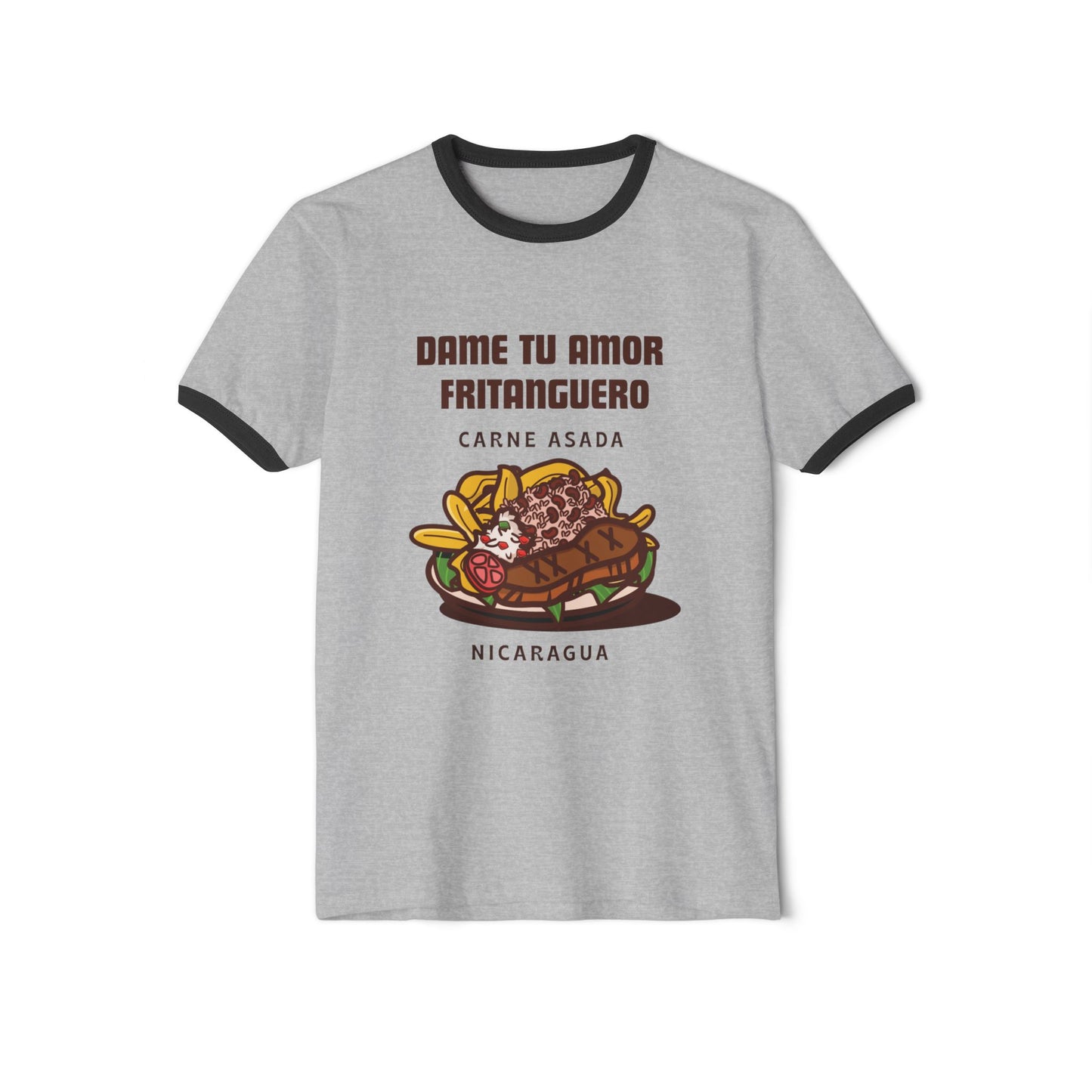 Carne Asada Unisex Cotton Ringer T-Shirt