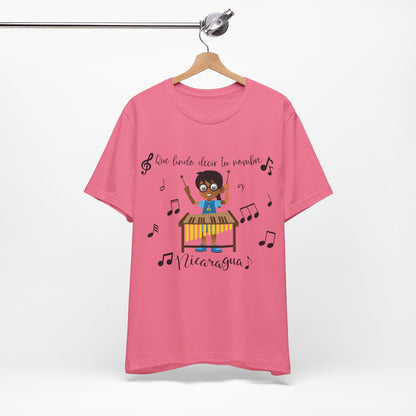 Marimba Nicaragua Unisex Jersey Short Sleeve Tee