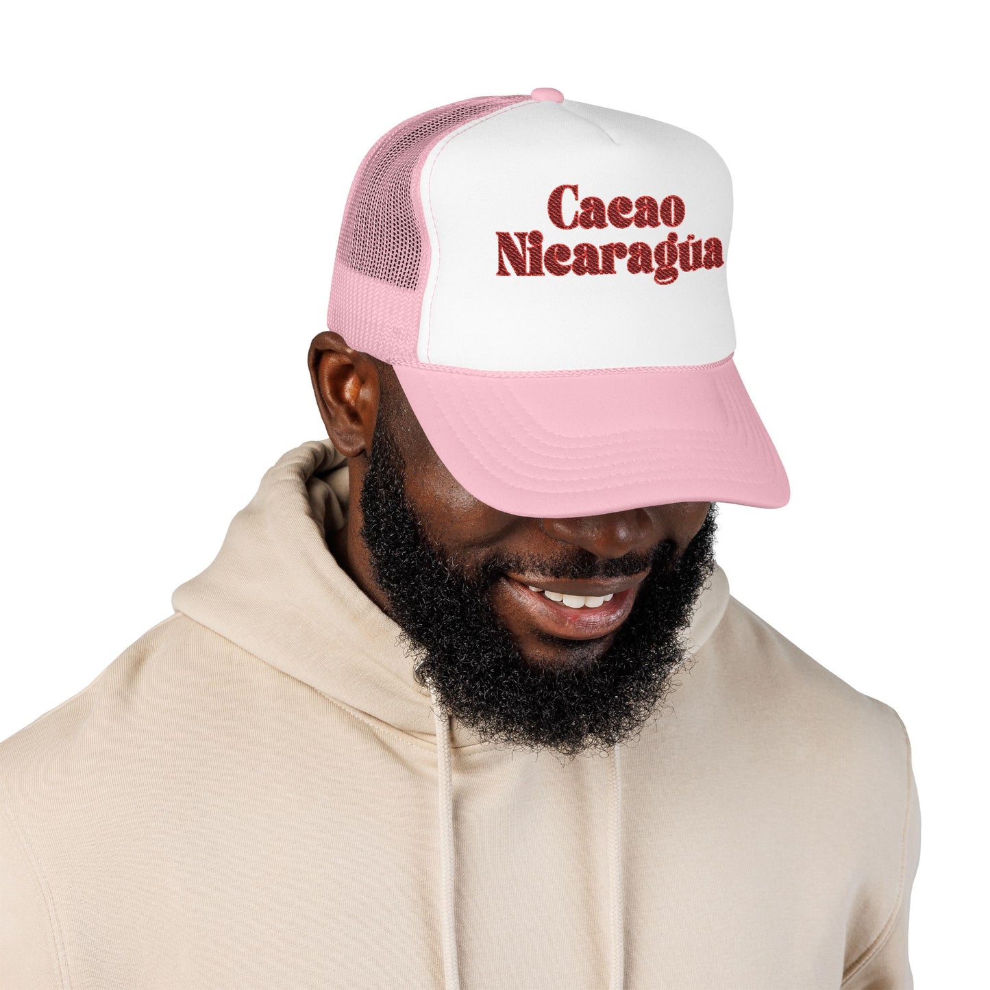 Cacao Nicaragua Embroidered Foam Trucker Hat