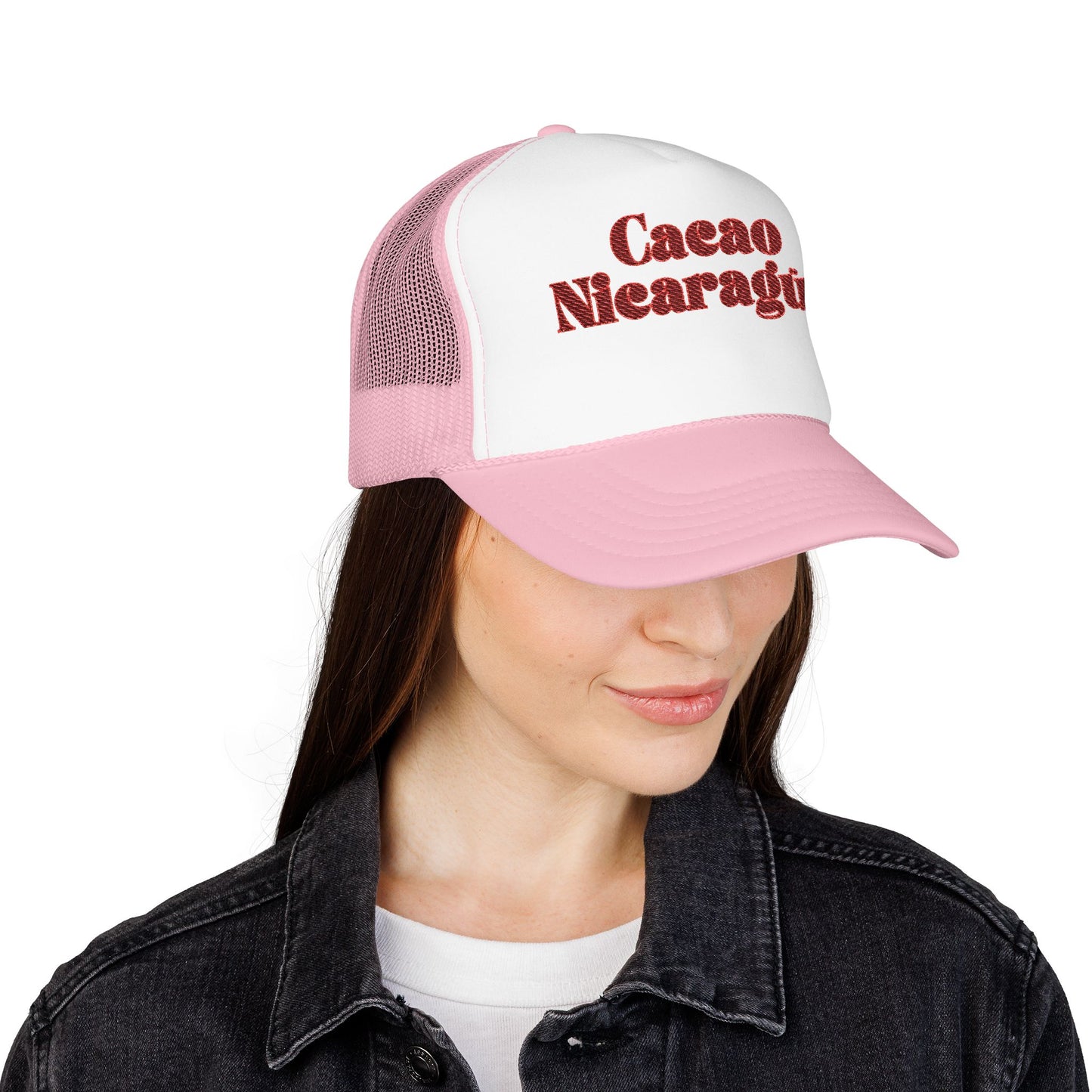 Cacao Nicaragua Embroidered Foam Trucker Hat