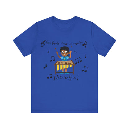 Marimba Nicaragua Unisex Jersey Short Sleeve Tee