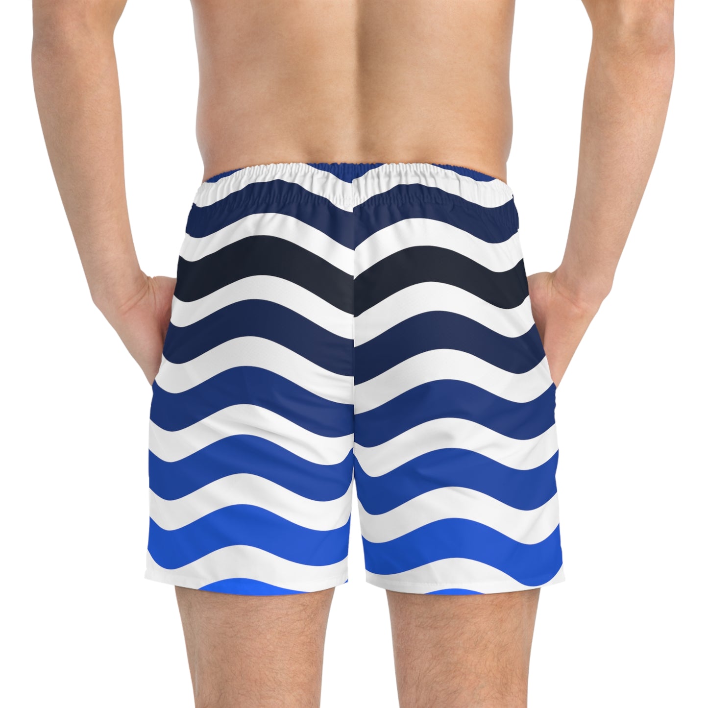 Nicaragua flag shield Swim Trunks